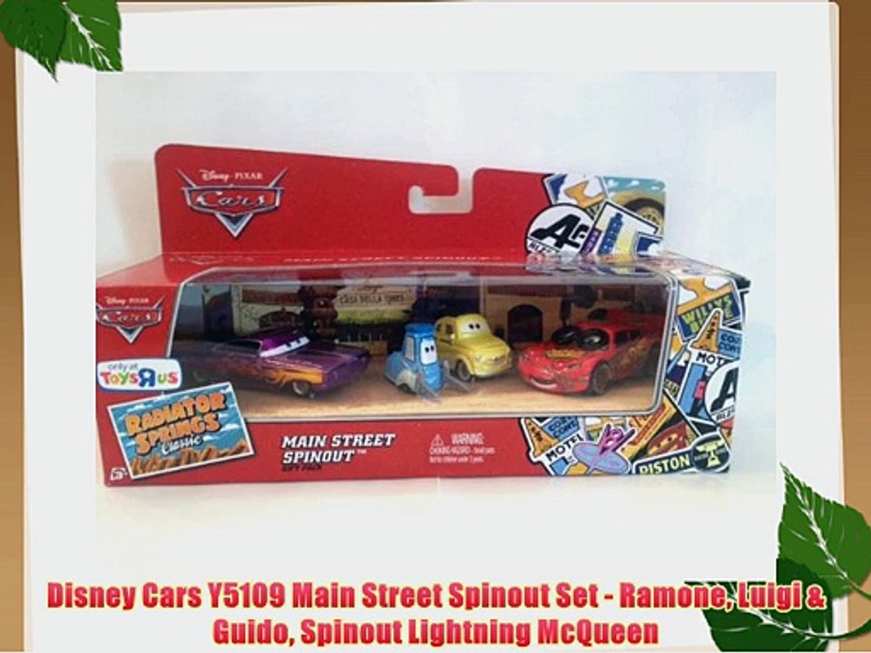 Disney Cars Y5109 Main Street Spinout Set - Ramone Luigi