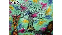 Indian Tree of Life Wall Tapestry for Living Room