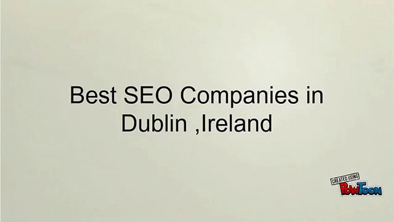 Best SEO Companies in Dublin ,Ireland