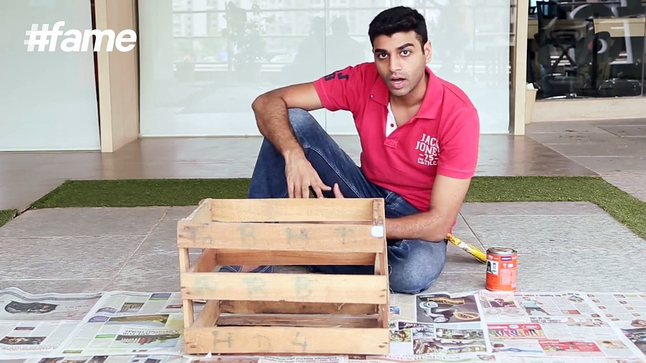 How to Turn a Crate into a Shelf _ #LakmeSchoolofStyle