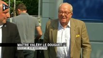 Jean-Marie Le Pen face au bureau exécutif du FN