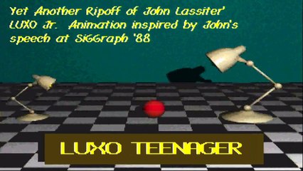 AMIGA OCS ANIM 022DMS LIKE PIXAR'S READING LAMPS FROM Software 2000 Volume SET 1