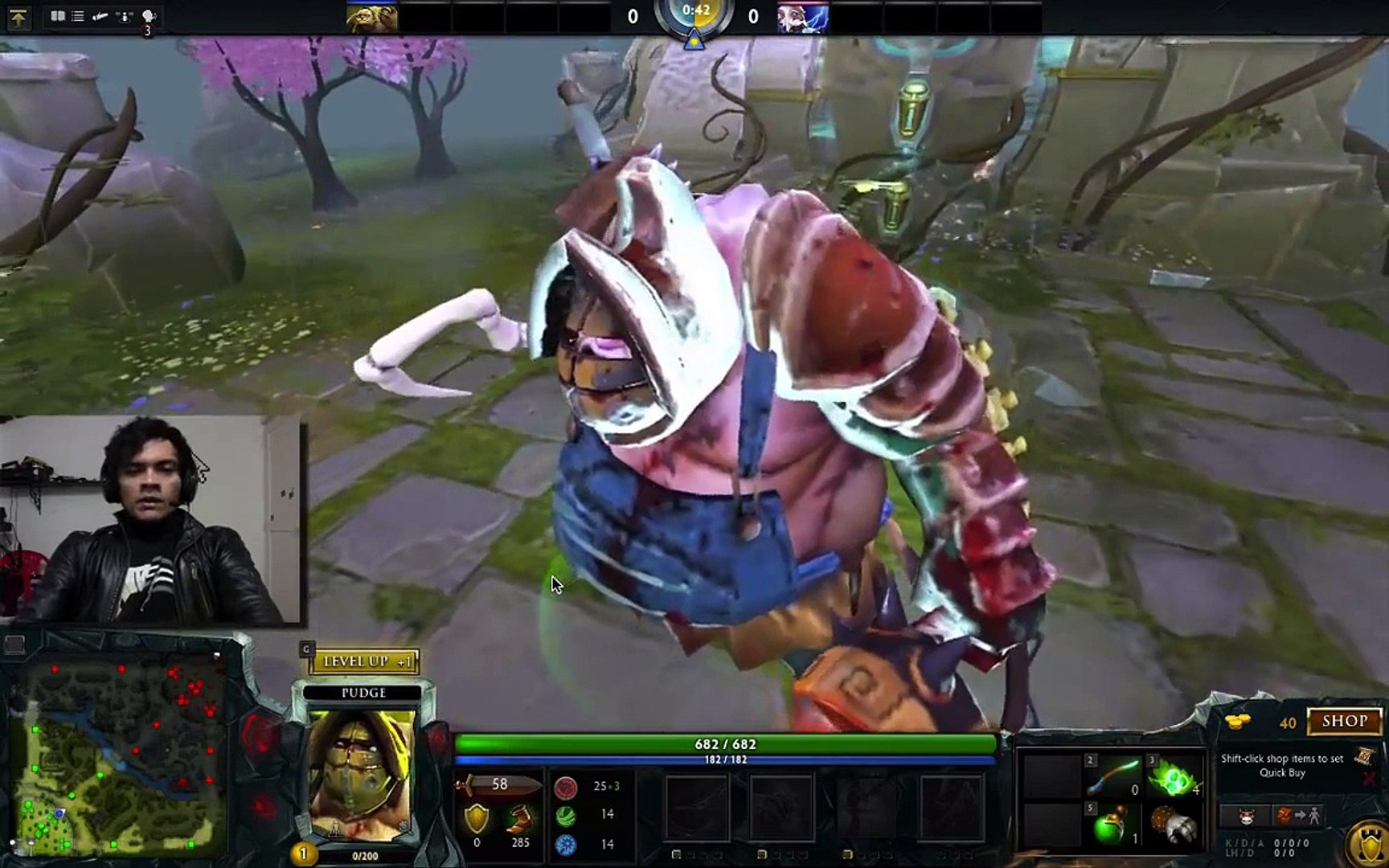 Dota 2 1 Vs 1 Only Mid Pudge Vs Zeus