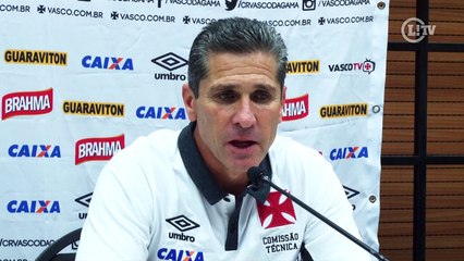 Jorginho elogia postura da equipe, e diz que vitória pode ajudar o Vasco no Brasileiro