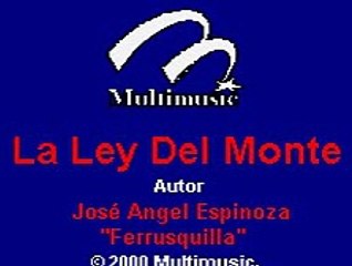 Vicente Fernandez - La Ley Del Monte (Karaoke)
