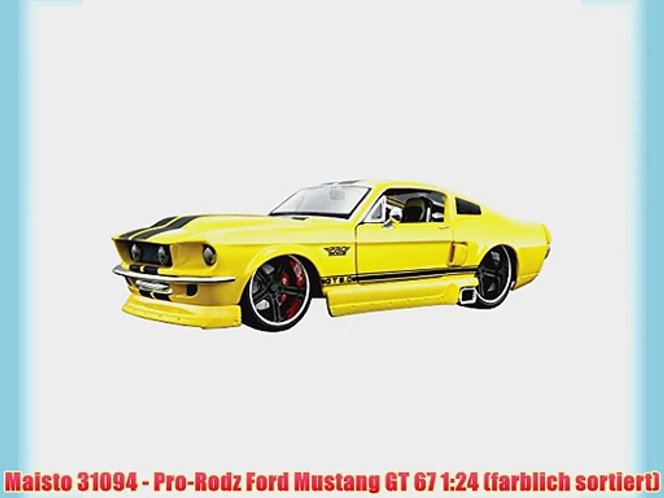 Maisto 31094 - Pro-Rodz Ford Mustang GT 67 1:24 (farblich sortiert)
