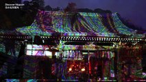 KYOTO JAPAN 京都観光・嵐山花灯路 　Kyoto Arashiyama Hatouro(fantastic illumination show) 冬の京都