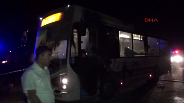 Halk otobüsüne molotoflu saldırı!