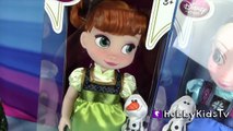 Frozen ANNA Little Girl Doll Review! Disney Store Animators Collection Toy Review HobbyKidsTV