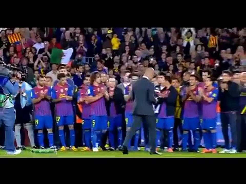 وداع بيب غوارديولا مدرب برشلونة