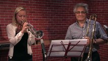 John Suchet and Tine Thing Helseth perform The Godfather Waltz