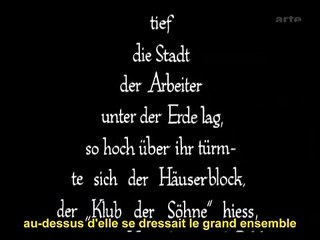 Metropolis - Fritz Lang - Les deux mondes : la cité des travaillleurs et le "Club des Fils"