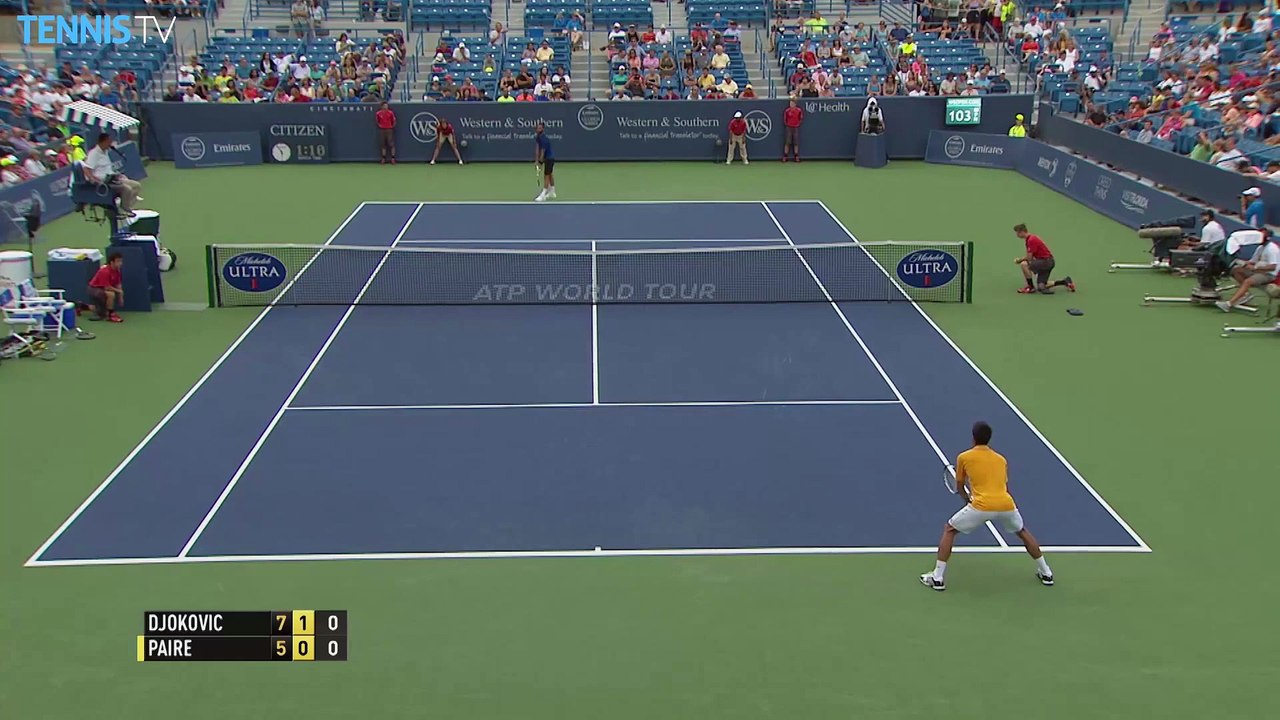 Benoit Paire fait le show face à Djokovic