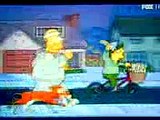 Homer si allena di notte e va in   PAL.. extra cos'è una pal..extra    aaaaa una palestra....