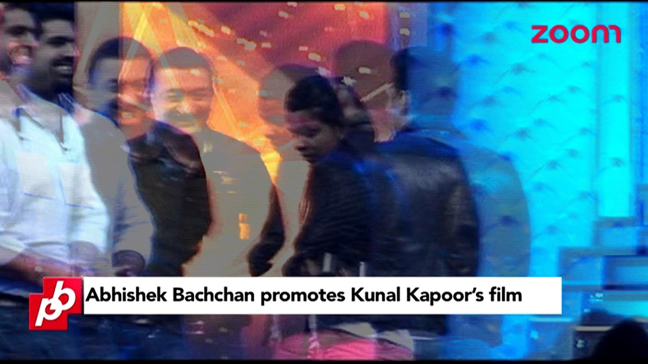 Abhishek Bachchan PROMOTES Kunal Kapoor's film - Bollywood Gossip