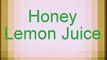 Beauty Tips for Oily Skin Care - Honey, Lemon Facepack
