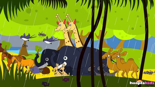 Filastrocche: Animal went in two by two| Bambini Canzoni Italiane | Learn Italiane