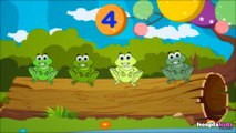 Filastrocche: Five Little Speckled Frog | Bambini Canzoni Italiane | Learn Italian