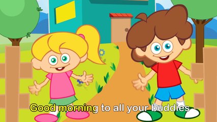 Good Morning Song -  Educational Kids Songs Learning Videos for Preschool