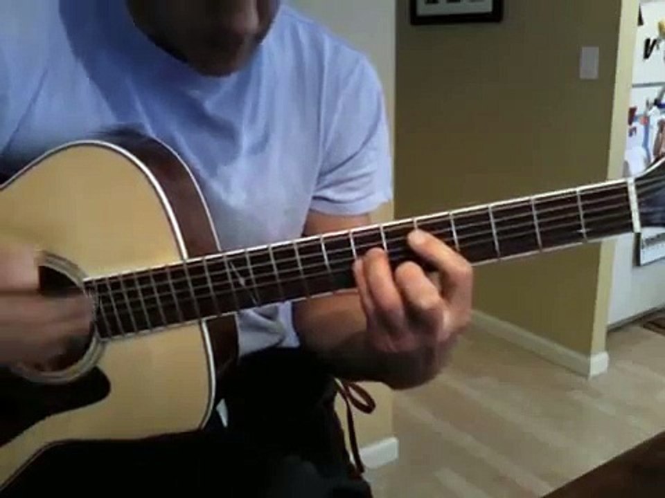 Foo Fighters Everlong - EASY Acoustic Power Chord Song - Guitar Lesson