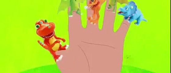 DINOSAUR TRAIN - Finger Family Song [Nursery Rhyme] Toy PARODY Episode | Finger Family Fun