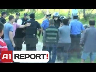 Sharrë, përplasja fizike mes policisë dhe banorëve