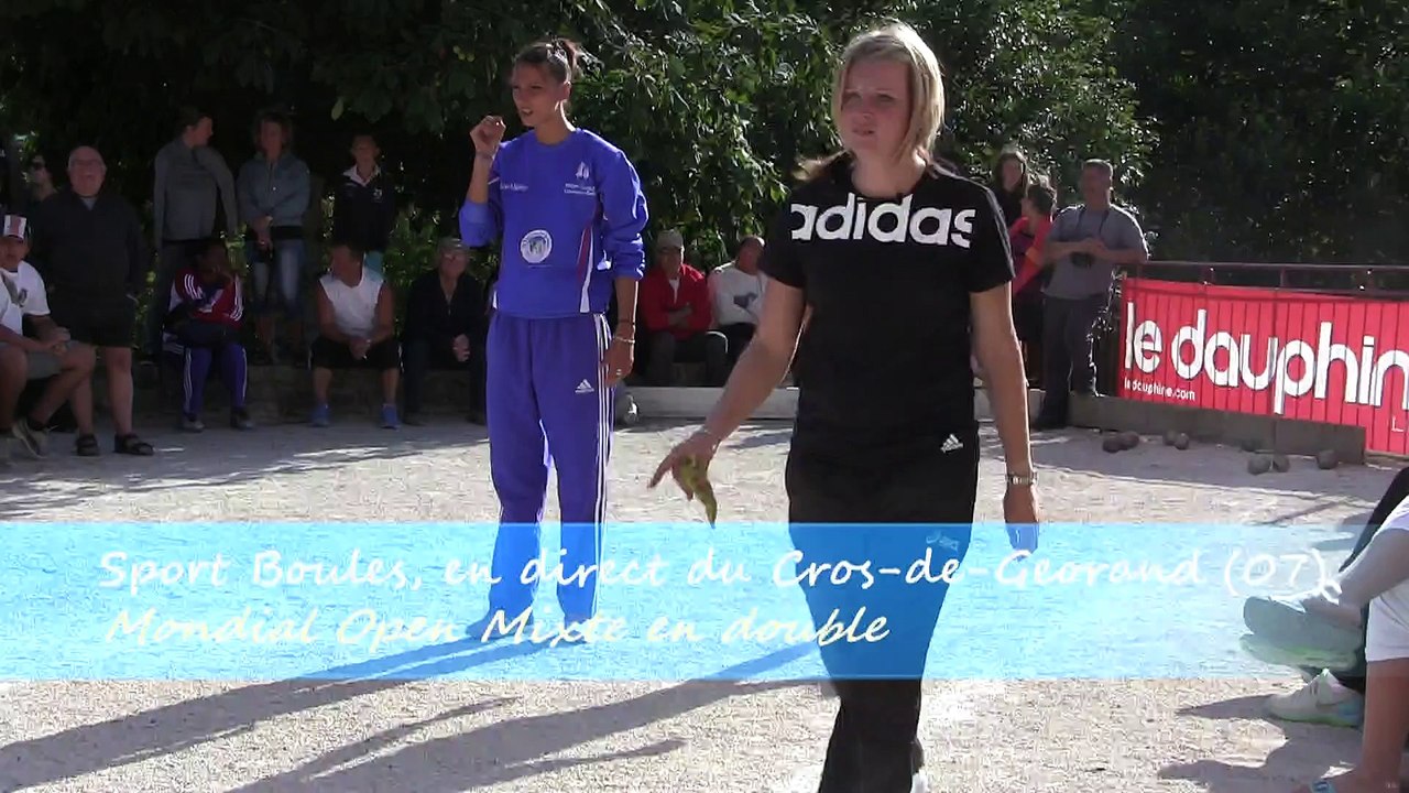 Mène 11, Mondial Open Mixte de la doublette, Sport Boules, Cros-de-Georand 2015
