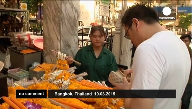 Prayers for Bangkok bomb victims