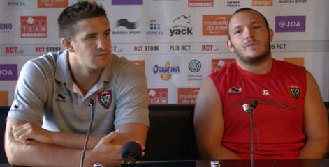 Lassalle et Orioli avant RCT-Racing-Métro
