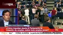 Pablo Iglesias (Podemos) en Televisión Española (RTVE). Programa Europa