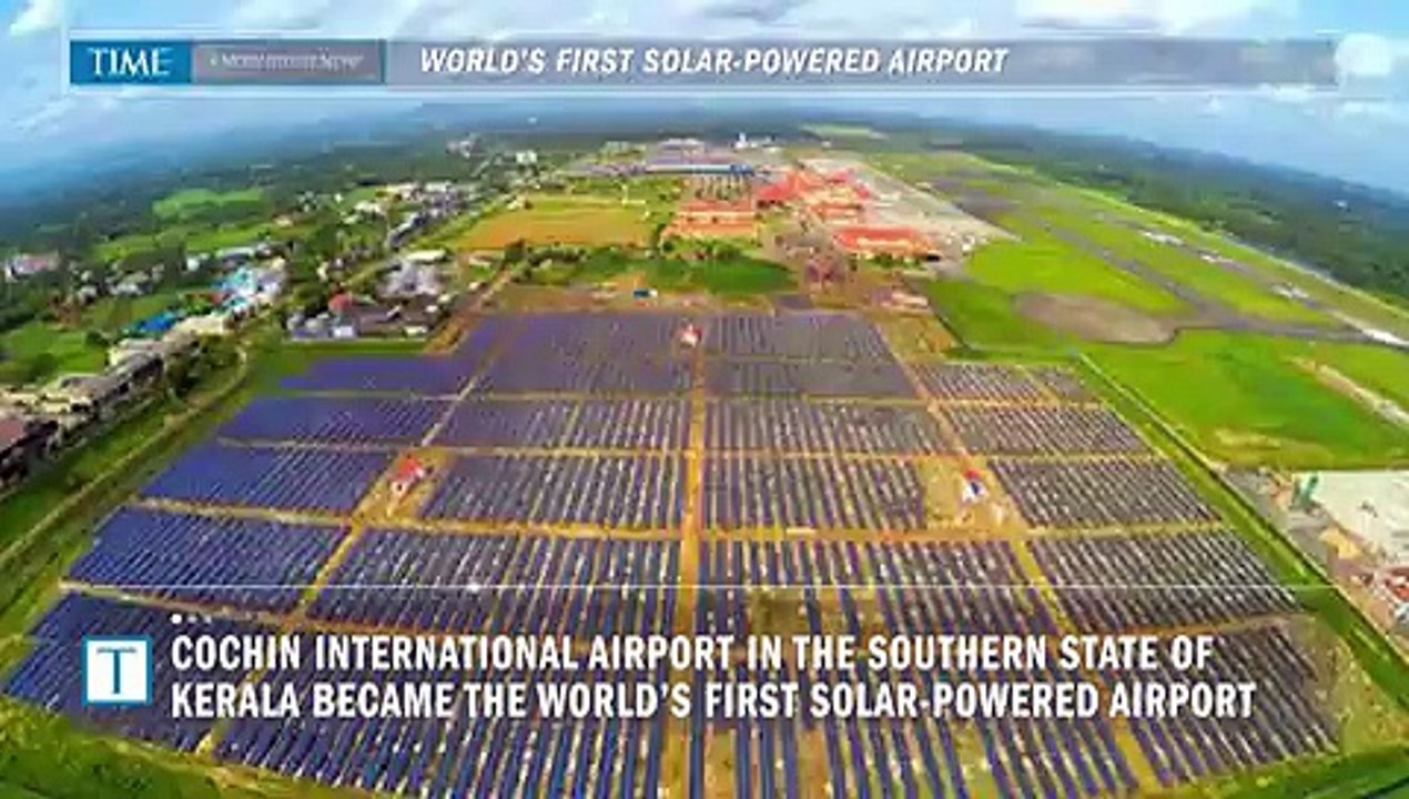 First Entirely Solar Powered Airport in South India