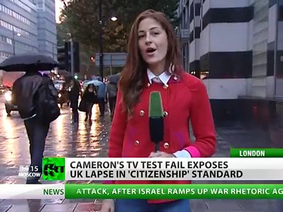 Citizen Caned: Cameron flunks UK 'citizenship test' on US TV show