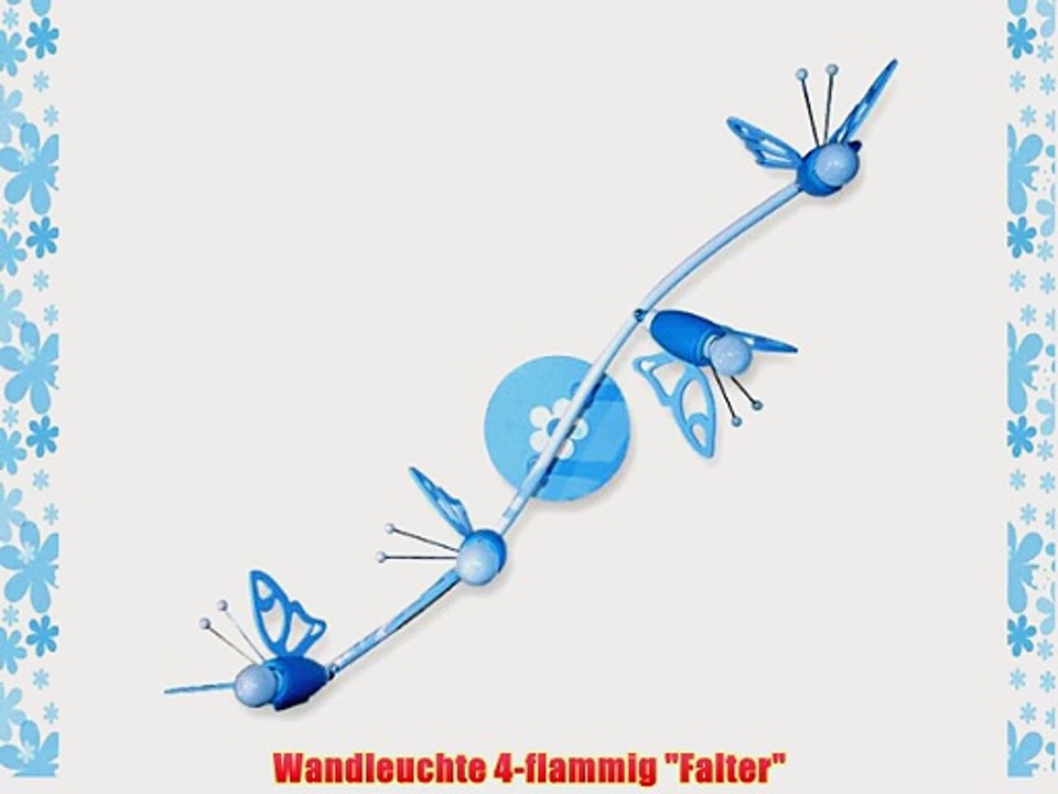 Wandleuchte 4-flammig Falter