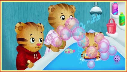 PBS Kids Game Daniel Tiger's Neighborhood BathTime Baby Bath Cartoon Animation Play Walkth