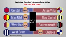 Gordon's Accumulator: Wealdstone Raider picks the 2015 Premier League Week 3 winners