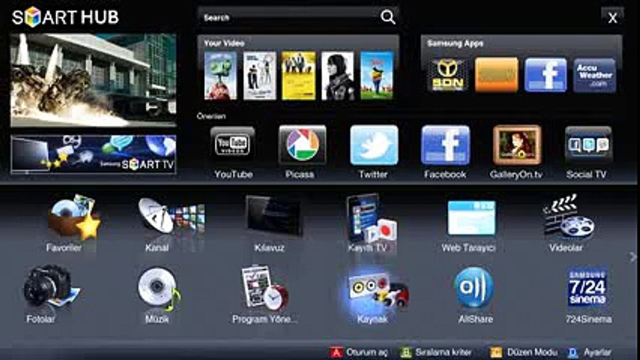 Samsung Smart TV Samsung Apps