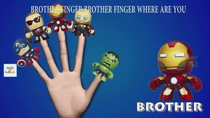 Finger Family Top 5 Cartoon Rhymes Collection | Super Why Hulk Iron Man Truck Rhymes For Children