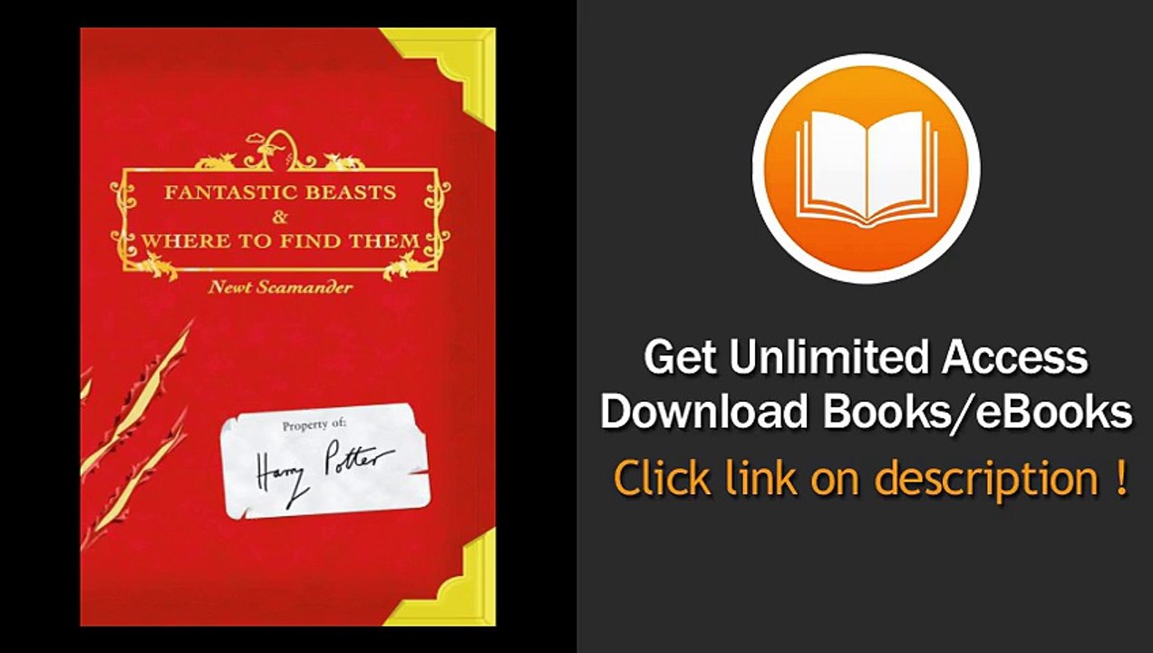 Fantastic Beasts And Where To Find Them -  BOOK PDF