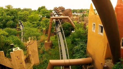 Black mamba phantasialand onride vorwärts +rückwärts pov