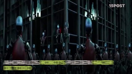 Desafío de espadas entre robot y maestro espadachín