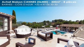 Vente - maison/villa - CANNES (06400) - 8 pièces - 300m²