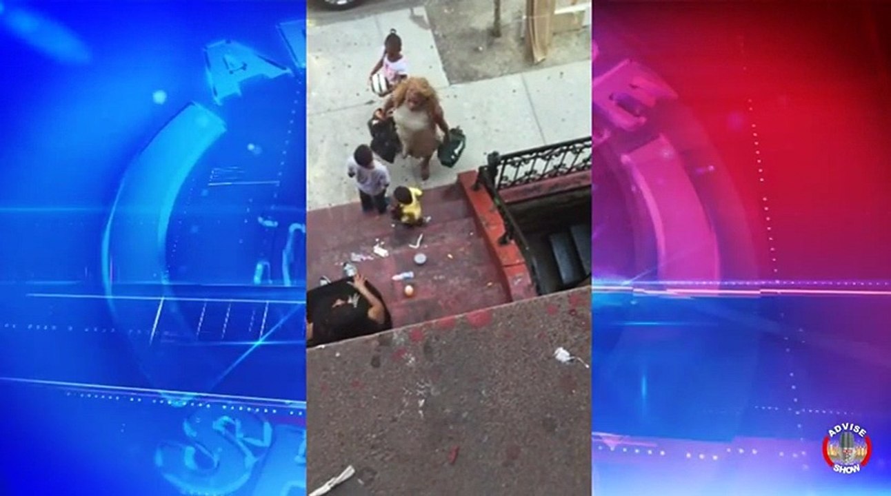 Man Checks Wild Hyena Hoodrat For Abusing Her Son
