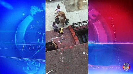 Man Checks Wild Hyena Hoodrat For Abusing Her Son