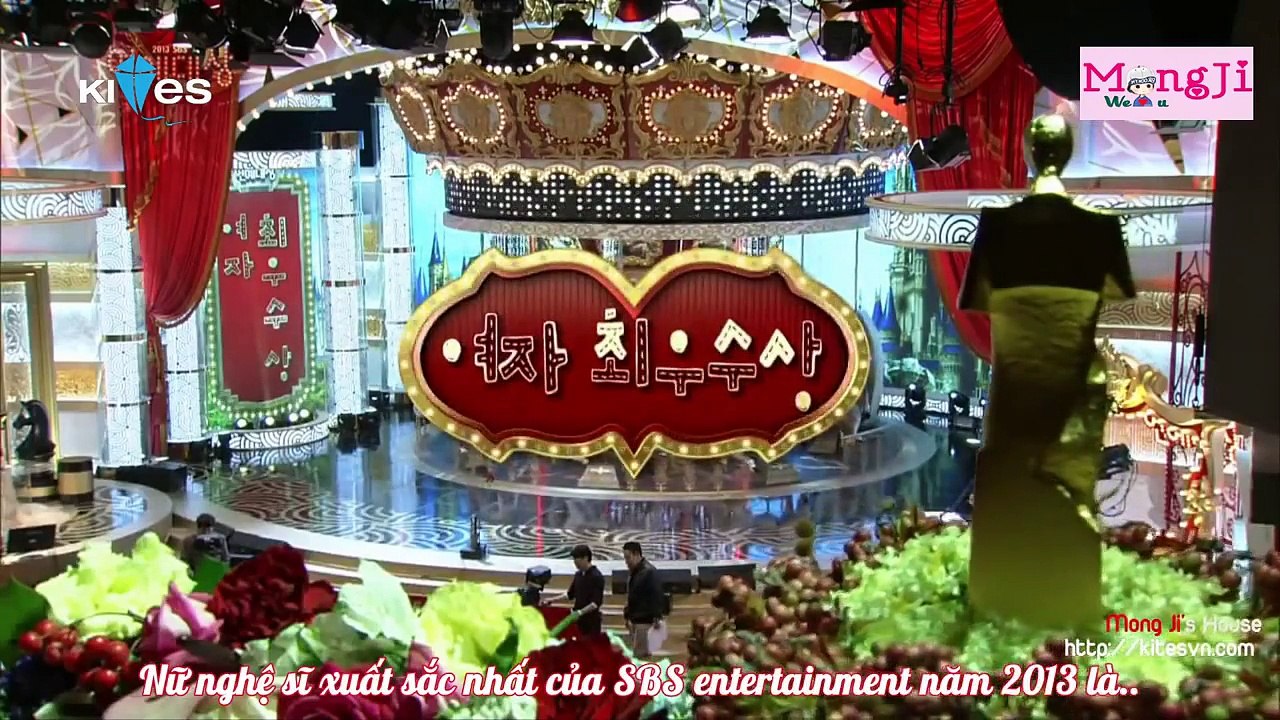 [MongJi'sHouse][Vietsub]SBS Entertainment Award 2013 - Song Ji Hyo Female Top Excellence Award