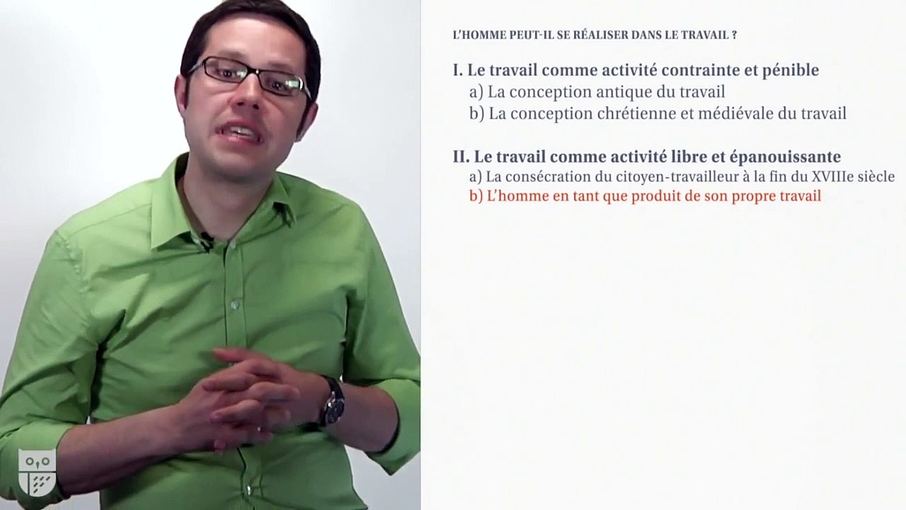 Bac philo - Le travail : Sujets