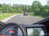 Suzuki GSX-R 600 K4 topspeed attempt 270 km/h 169 mph