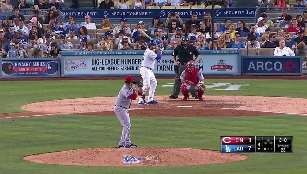 HomeRun (24) de Adrian Gonzalez de Dodgers de Los Angeles