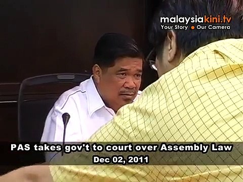 PAS takes gov't to court over Assembly Law