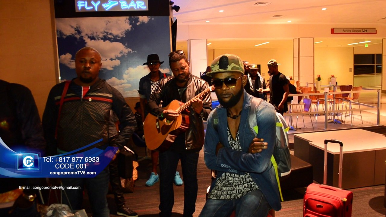 Fally IPUPA En exclusivité́ atterrissage forcé à̀ Dallas USA pour son concert du vendredi 21 aout 2015, Toleka
