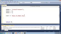 C++ Win32 Console Tutorial 4 - Variables and Data Types